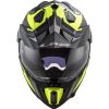 LS2 MX701 EXPLORER CARBON FOCUS adventure helma matná-H-V-žlutá vel.L